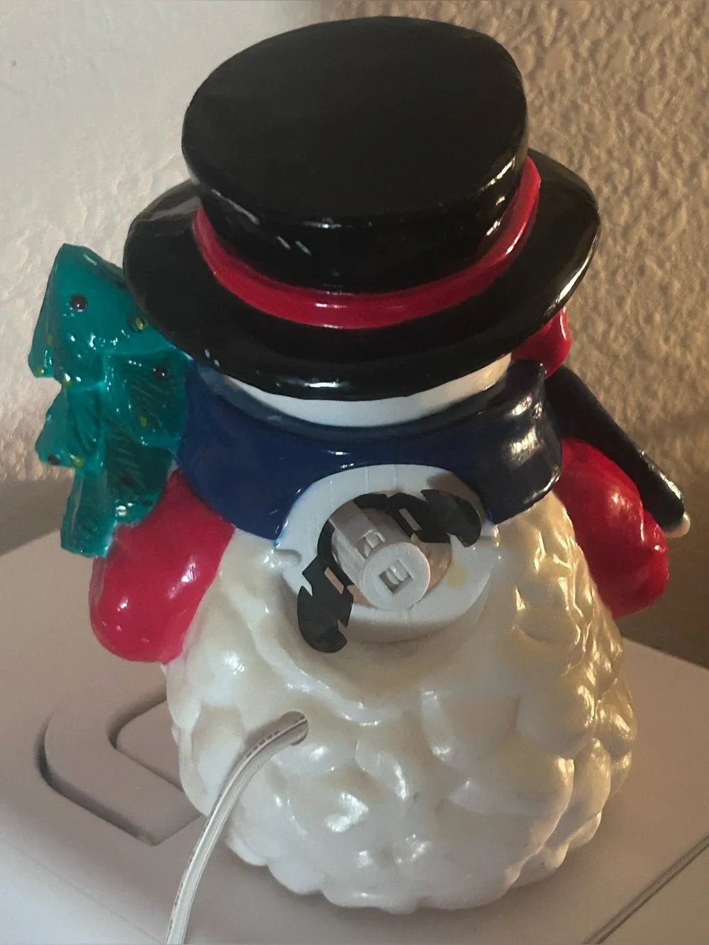 Vintage Noma lighted snowman blow mold!
